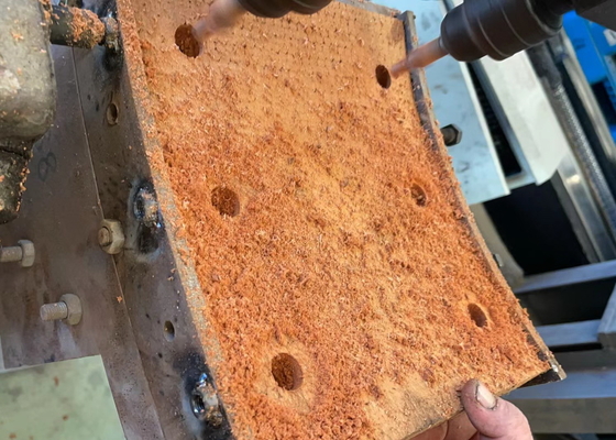 Çukurlama Tezgâhı Fren Blokları Pile Driver Frenleri için reçine dokuma fren bloğu malzemesi