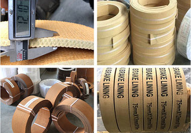 Windlass Şeker Fabrikası İnşaat Makineleri İçin Asbest Serbest Fren Kaplamaları